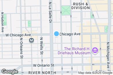 Map image of the property - 113 W Chicago Ave