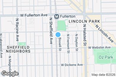 Map image of the property - 2234 N Bissell St