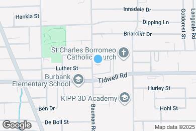 Map image of the property - Tidwell Park Apartments
