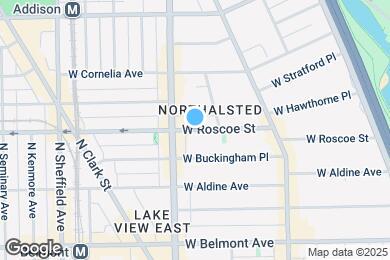 Map image of the property - 732 W Roscoe St