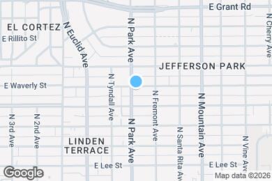 Map image of the property - 1008 E Waverly St