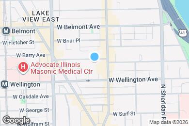 Map image of the property - 633 W Barry Ave