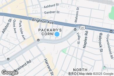 Map image of the property - 1157 Commonwealth Ave