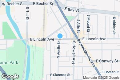 Map image of the property - 303 E Lincoln Ave