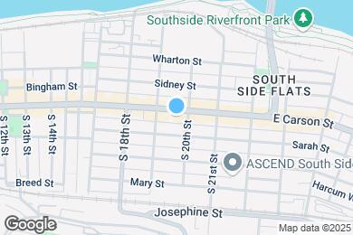 Map image of the property - 1922 E Carson St