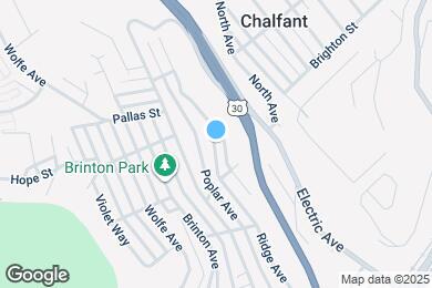 Map image of the property - 1423 Ridge Ave