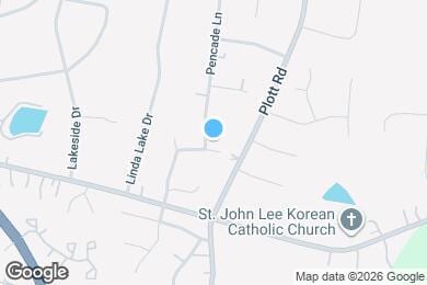 Map image of the property - 6404 Pencade Ln