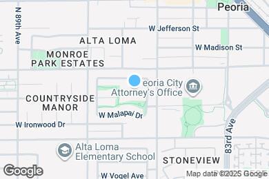 Map image of the property - 8566 W Cinnabar Ave