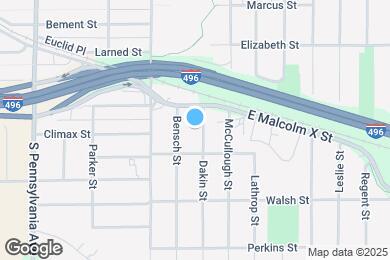 Map image of the property - 922 Dakin St