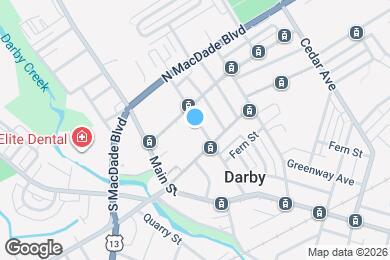 Map image of the property - 916 Ridge Ave