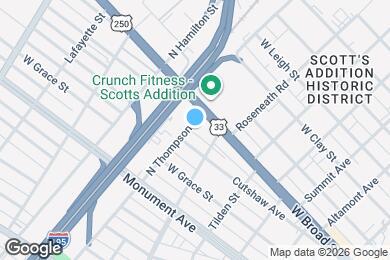 Map image of the property - 1111 N Thompson St