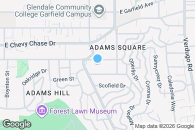 Map image of the property - 1116 E Palmer Ave