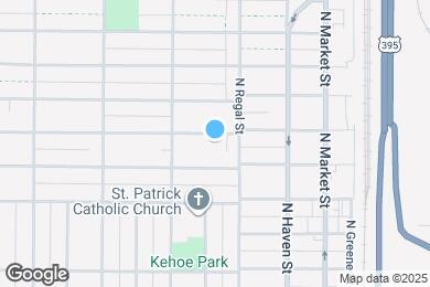 Map image of the property - 2808 E Everett Ave