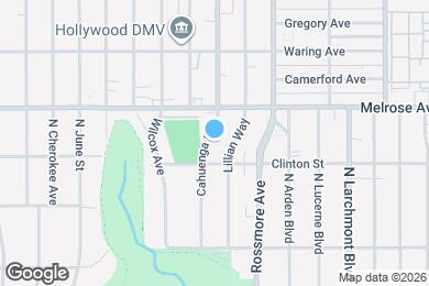 Map image of the property - 626 N Cahuenga Blvd
