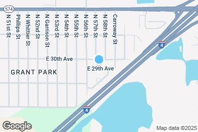 Map image of the property - 5610 E 29th Ave
