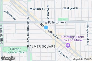 Map image of the property - 2833 W Medill Ave