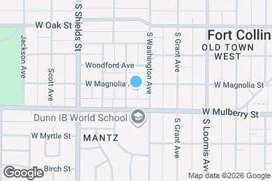 Map image of the property - 917 W Magnolia St