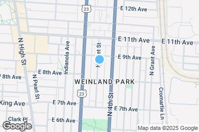 Map image of the property - 1450 Hamlet St