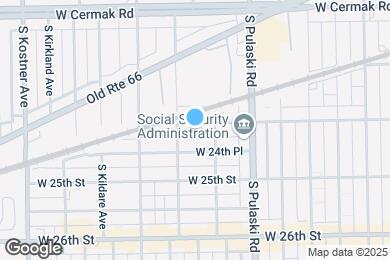 Map image of the property - 4119 W 24th Plz