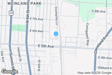 Map image of the property - 1187 Cromartie Ln