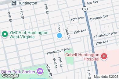 Map image of the property - 1336 Charleston Ave