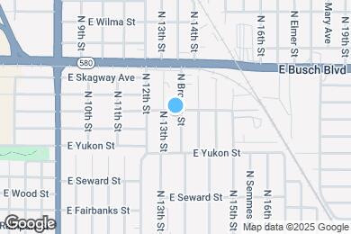 Map image of the property - 8722 N Brooks St