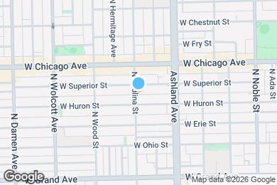 Map image of the property - 717 N Paulina St