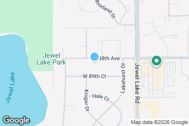 Map image of the property - 4116 W 88th Ave