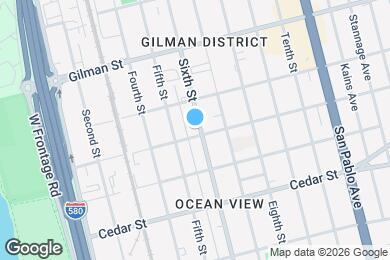 Map image of the property - 1422 6th St