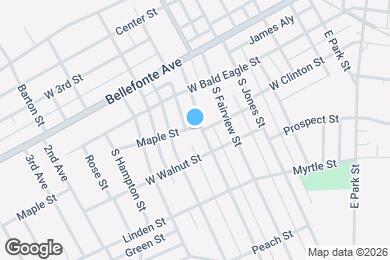 Map image of the property - 195 S Highland St