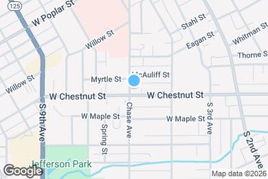Map image of the property - 260 W Chestnut St
