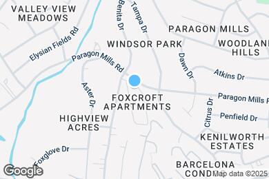 Map image of the property - Foxcroft Apartments