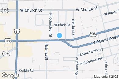 Map image of the property - 106 N Carter St