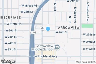 Map image of the property - 759 W 26th St