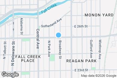 Map image of the property - 2464 Broadway St