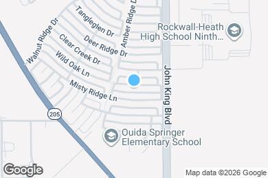 Map image of the property - 3041 Dusty Ridge Dr