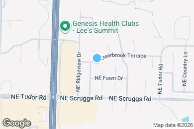 Map image of the property - 1015 NE Deerbrook Terrace