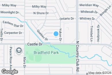 Map image of the property - 1105 Quebec Dr