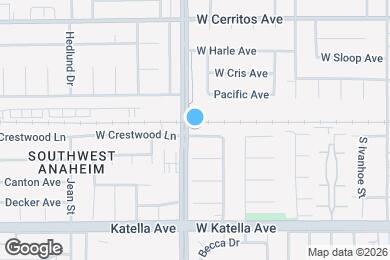 Map image of the property - 2177 W Crestwood Ln