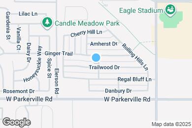 Map image of the property - 925 Trailwood Dr
