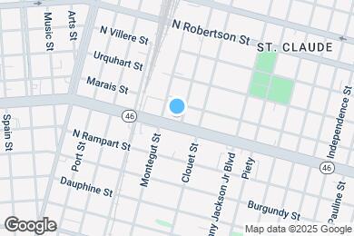 Map image of the property - 3025 Saint Claude Ave
