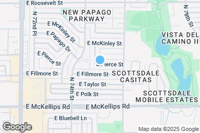 Map image of the property - 7429 E Pierce St