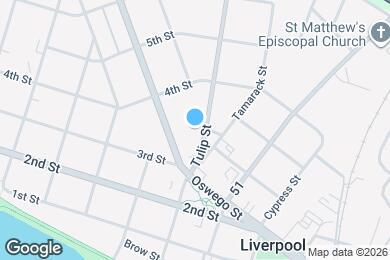 Map image of the property - 607 Tulip St