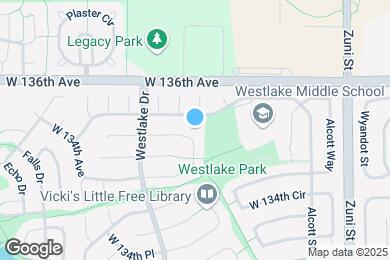 Map image of the property - 3081 W 134th Ave
