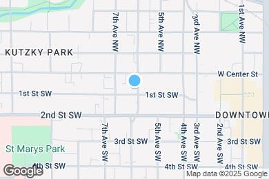 Map image of the property - Zick Apartments