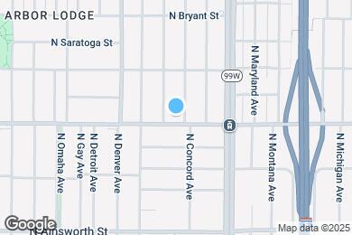 Map image of the property - 1727 N Rosa Parks Way