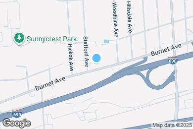 Map image of the property - 1817 Burnet Ave