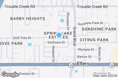 Map image of the property - 5400 Drift Tide Dr