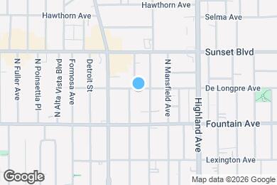 Map image of the property - 7022 De Longpre Ave