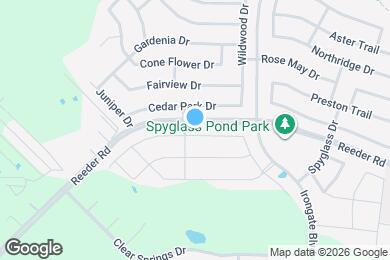 Map image of the property - 4126 Perch Dr